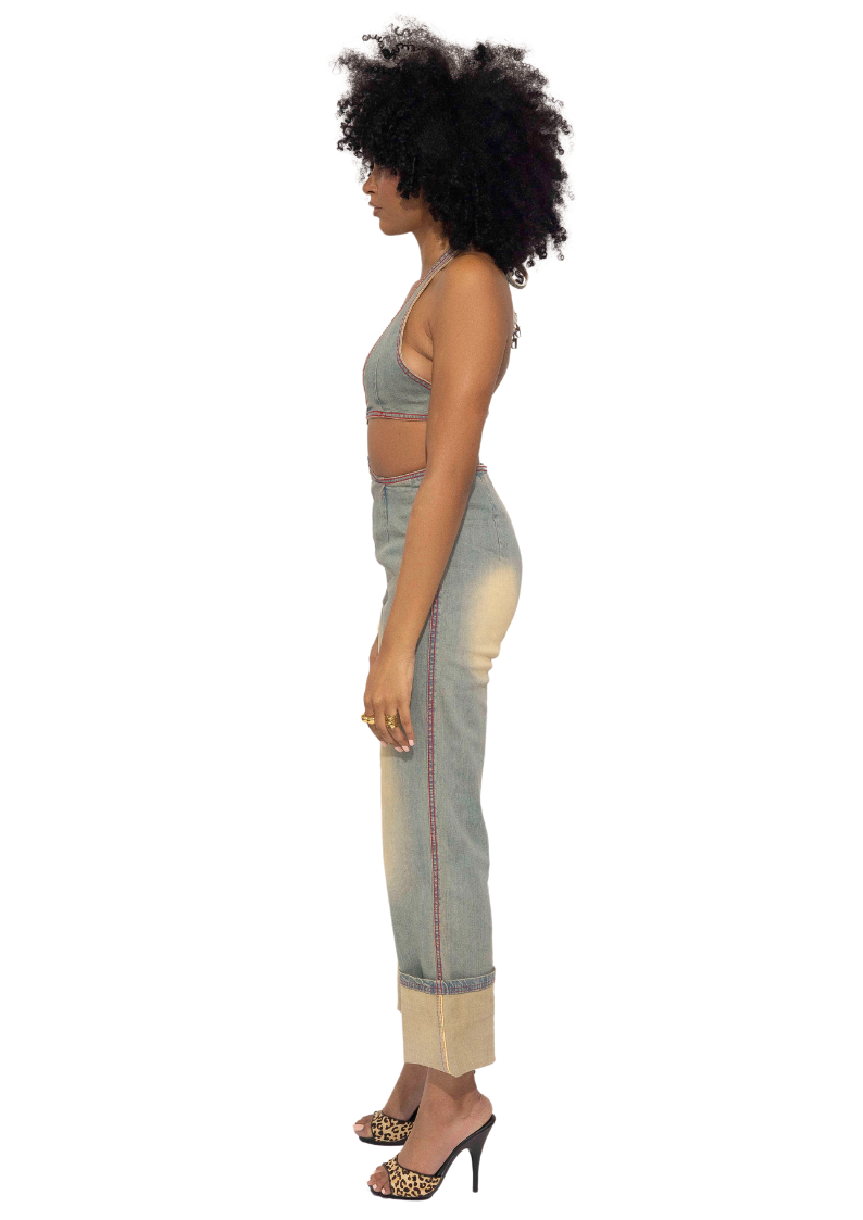 Denim Dream Washed Jumpsuit