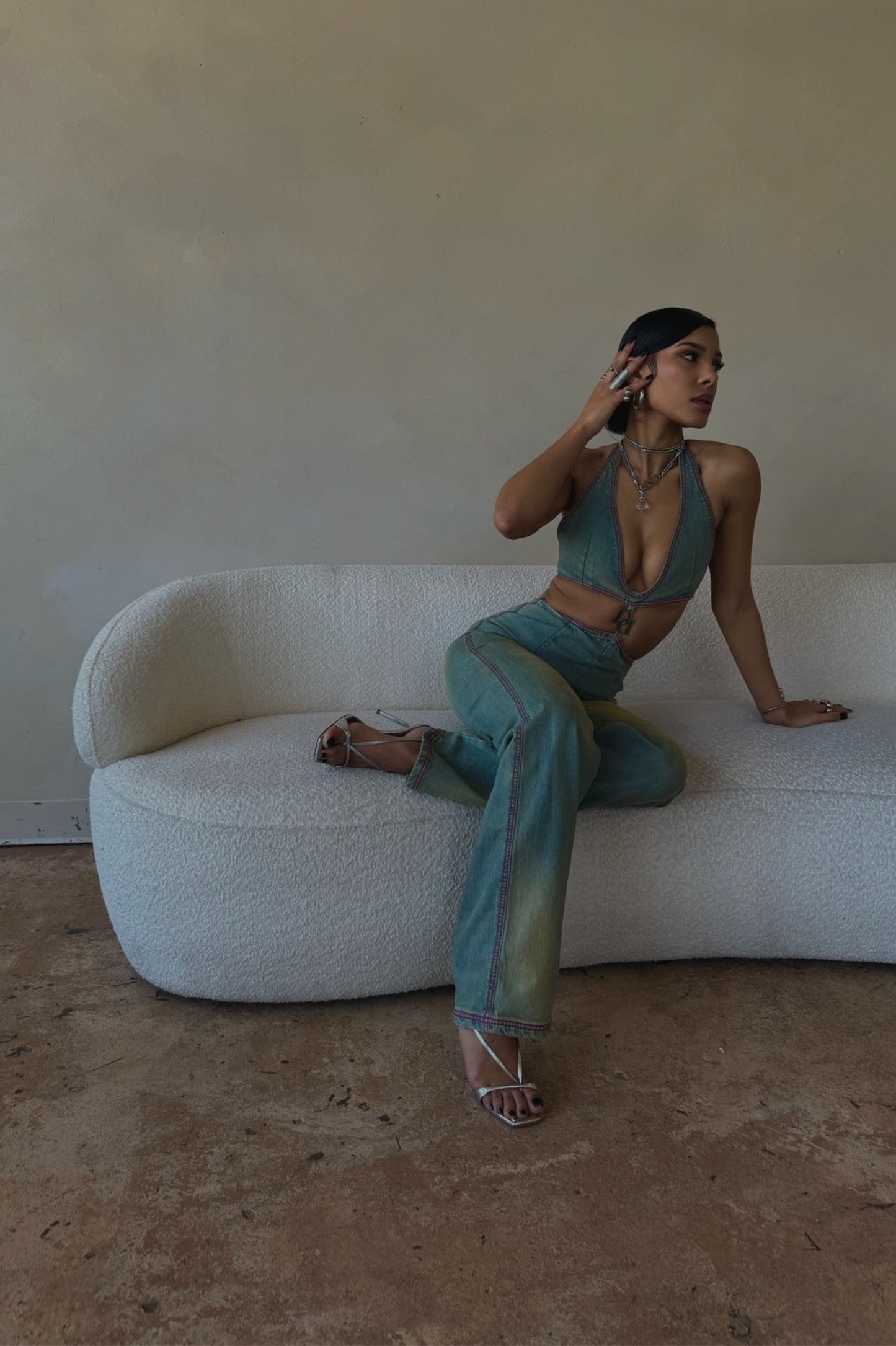 Denim Dream Washed Jumpsuit