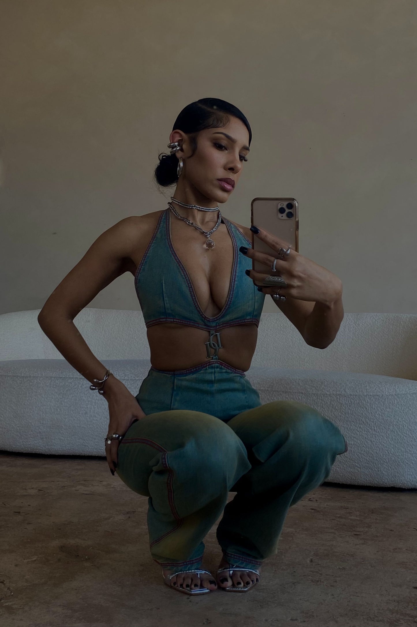 Denim Dream Washed Jumpsuit