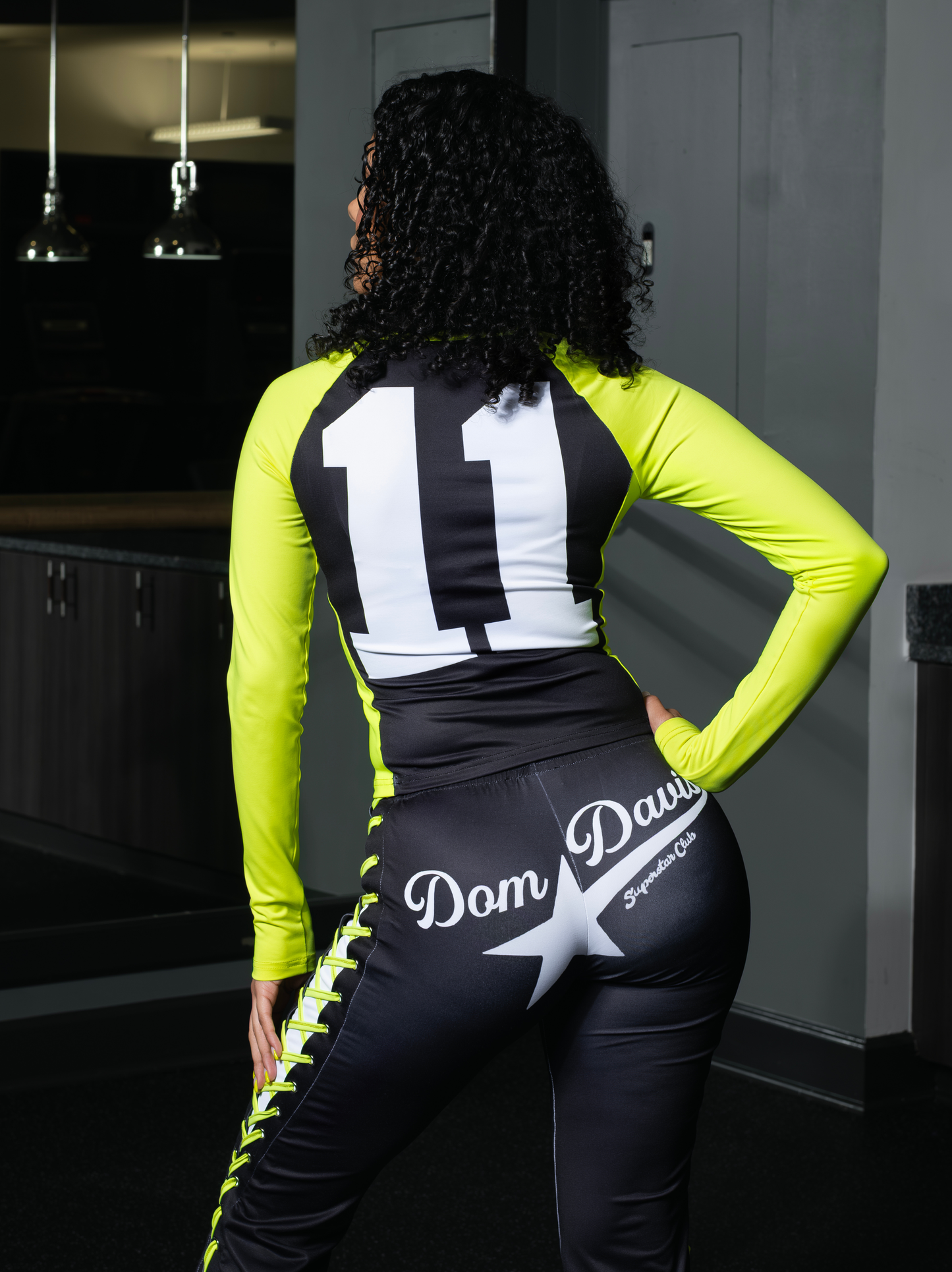 Daily Dom Black Long Sleeve Top