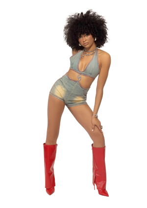 Denim Dream Washed Romper