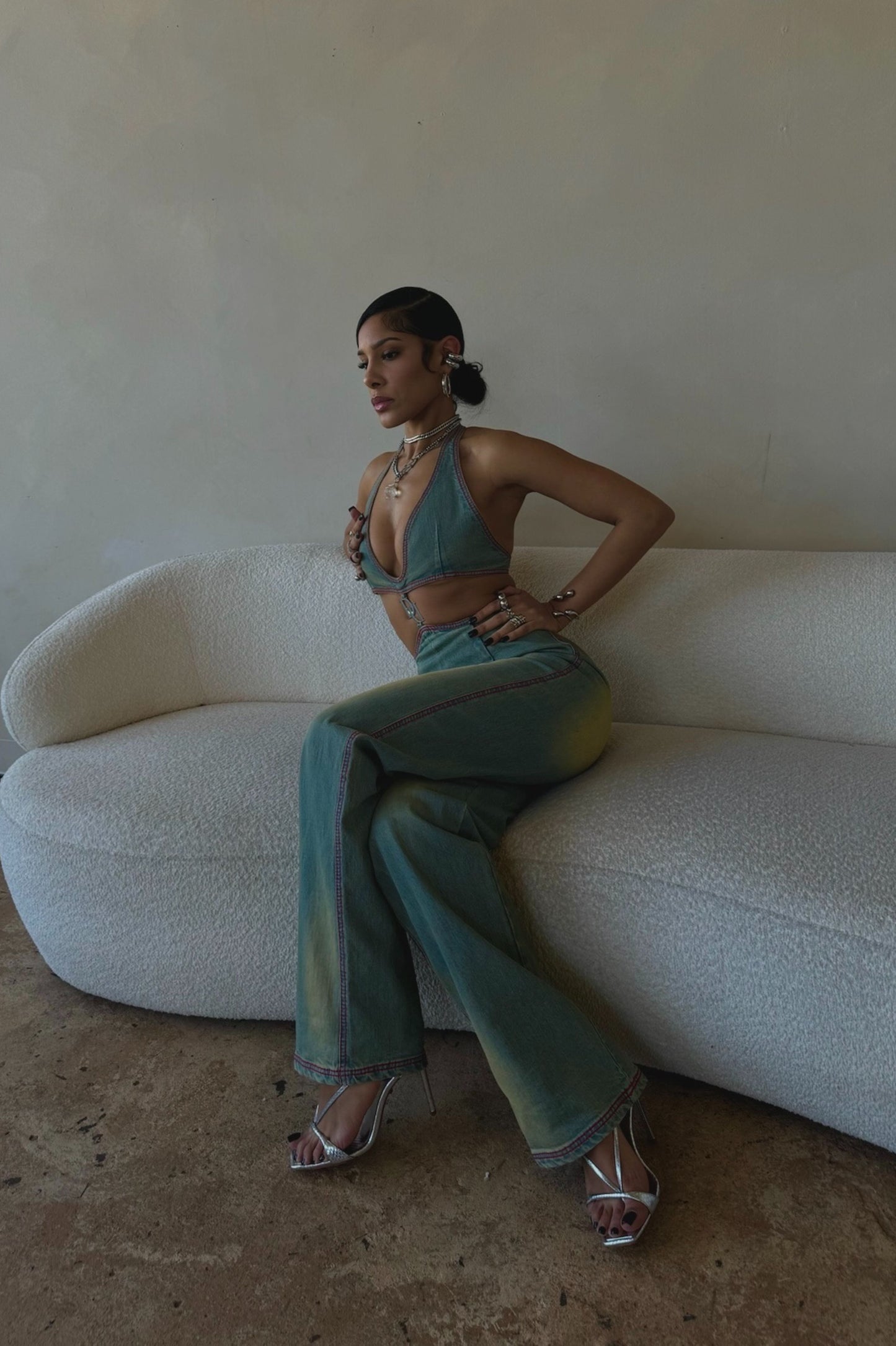 Denim Dream Washed Jumpsuit