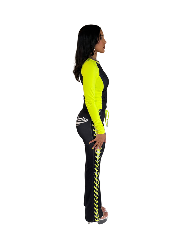 Daily Dom Black Long Sleeve Top