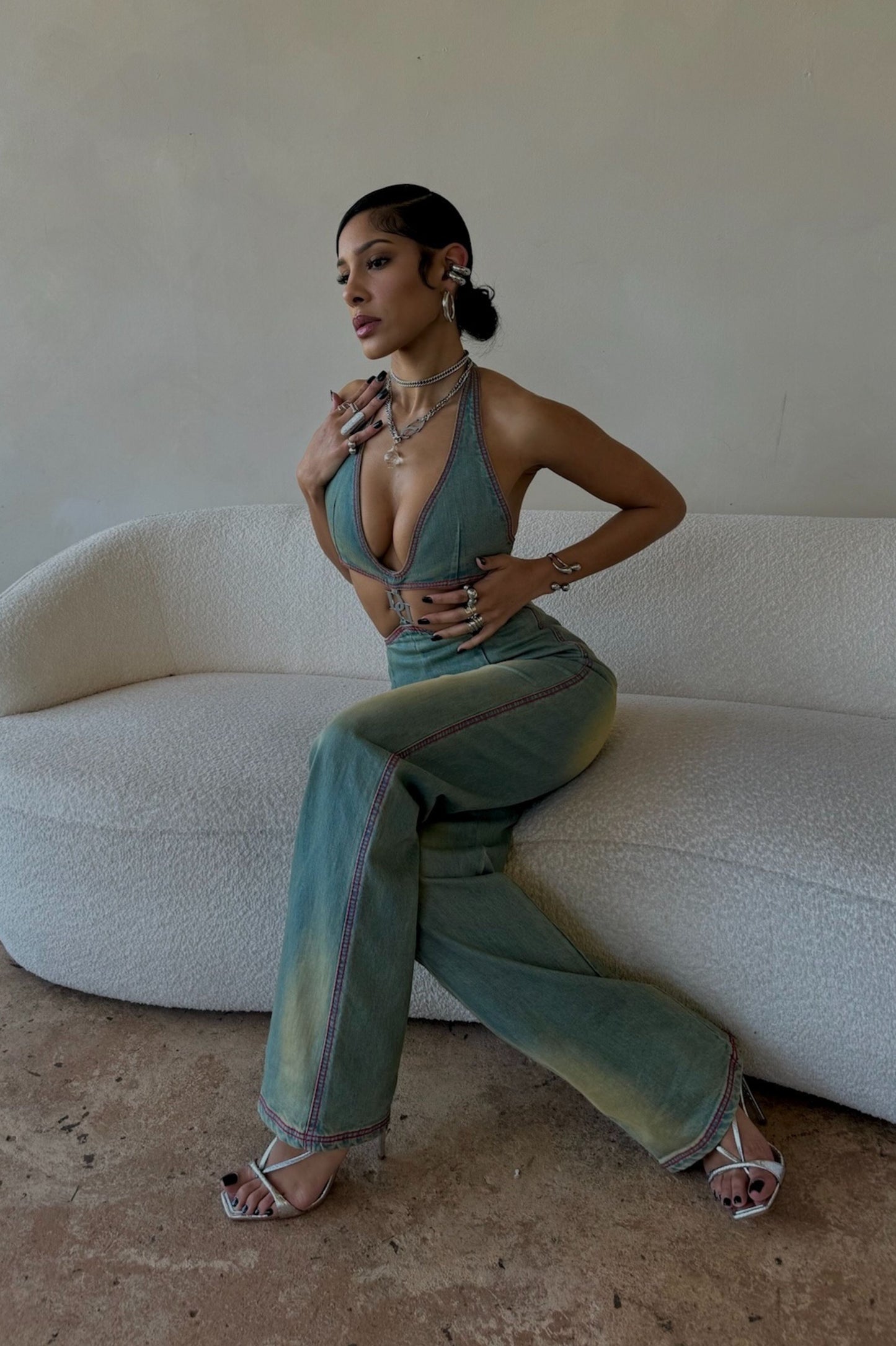 Denim Dream Washed Jumpsuit